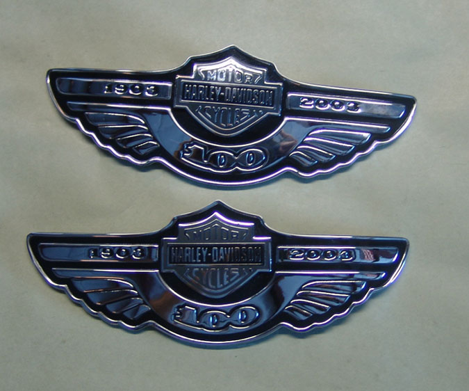 Harley-Davidson Tank Emblems / Medallions
